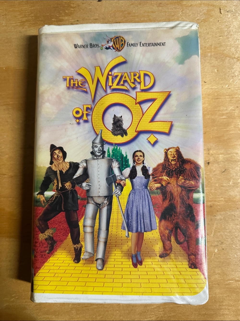 Warner Bros. The Wizard of Oz VHS Cover - Yellow, Blue, Red
